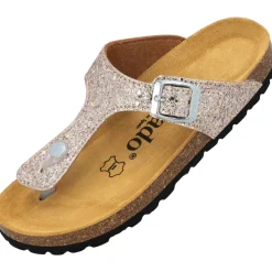 Palado Kids Kos G Glitzer, Zehentrenner, Kinder, Rosegold