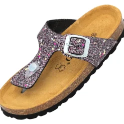 Palado Kids Kos G Glitzer, Zehentrenner, Kinder, Violett