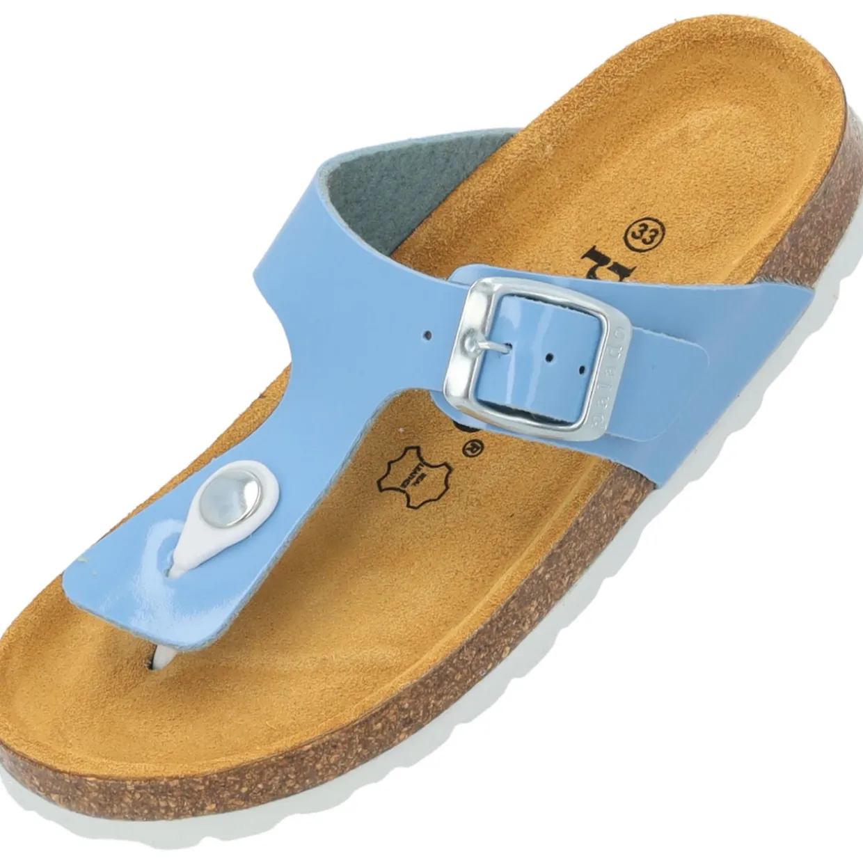 Palado Kids Kos G Lack, Zehentrenner, Kinder, Hellblau