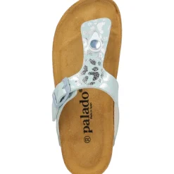 Palado Kids Kos G Leo, Zehentrenner, Kinder, Türkis/Weiß