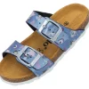 Palado Kids Samos G Print, Pantoletten, Kinder, Blau Metallic Fairy