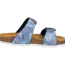 Palado Kids Samos G Print, Pantoletten, Kinder, Blau Metallic Fairy