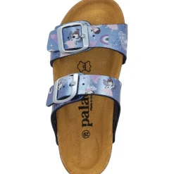 Palado Kids Samos G Print, Pantoletten, Kinder, Blau Metallic Fairy