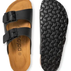 Palado Korfu Herren, Pantoletten, Herren, Schwarz Basic