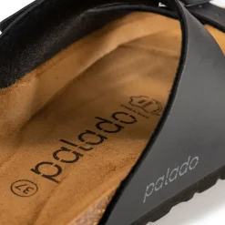 Palado Korfu Herren, Pantoletten, Herren, Schwarz Basic