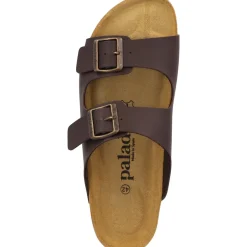 Palado Korfu Herren, Pantoletten, Herren, Braun Basic