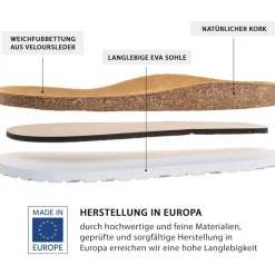 Palado Korfu Matt, Pantoletten, Damen, Dunkelbraun