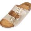 Palado Korfu Metallic, Pantoletten, Damen, Gold