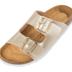 Palado Korfu Metallic, Pantoletten, Damen, Gold