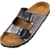 Palado Korfu Metallic, Pantoletten, Damen, Anthrazit