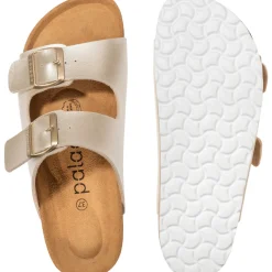 Palado Korfu Metallic, Pantoletten, Damen, Gold