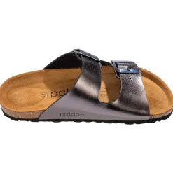 Palado Korfu Metallic, Pantoletten, Damen, Anthrazit