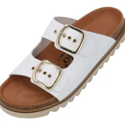 Palado Korfu Niete by Sila Sahin, Plateau-Pantoletten, Damen, Weiß