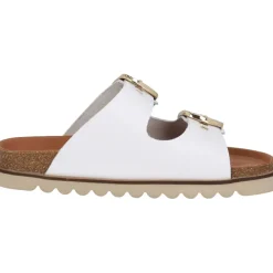 Palado Korfu Niete by Sila Sahin, Plateau-Pantoletten, Damen, Weiß