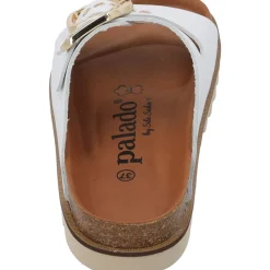 Palado Korfu Niete by Sila Sahin, Plateau-Pantoletten, Damen, Weiß