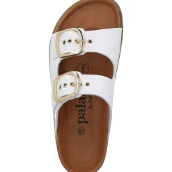 Palado Korfu Niete by Sila Sahin, Plateau-Pantoletten, Damen, Weiß