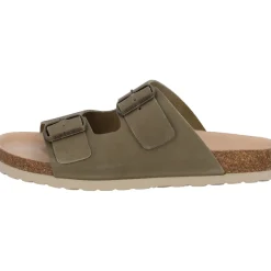 Palado Korfu Oiled Premium Leather, Pantoletten, Damen, Khaki