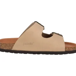 Palado Korfu Oiled Premium Leather, Pantoletten, Damen, Taupe/Braun