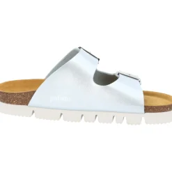 Palado Korfu PL Lack, Plateau-Pantoletten, Damen, Eisblau