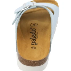 Palado Korfu PL Lack, Plateau-Pantoletten, Damen, Eisblau