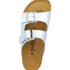 Palado Korfu PL Lack, Plateau-Pantoletten, Damen, Eisblau