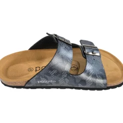 Palado Korfu Print, Pantoletten, Damen, Print Anthrazit