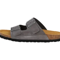 Palado Korfu Velours Premium Leather Herren, Pantoletten, Herren, Grau