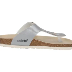 Palado Kos BEGS by Sila Sahin, Zehentrenner, Damen, Grau Metallic