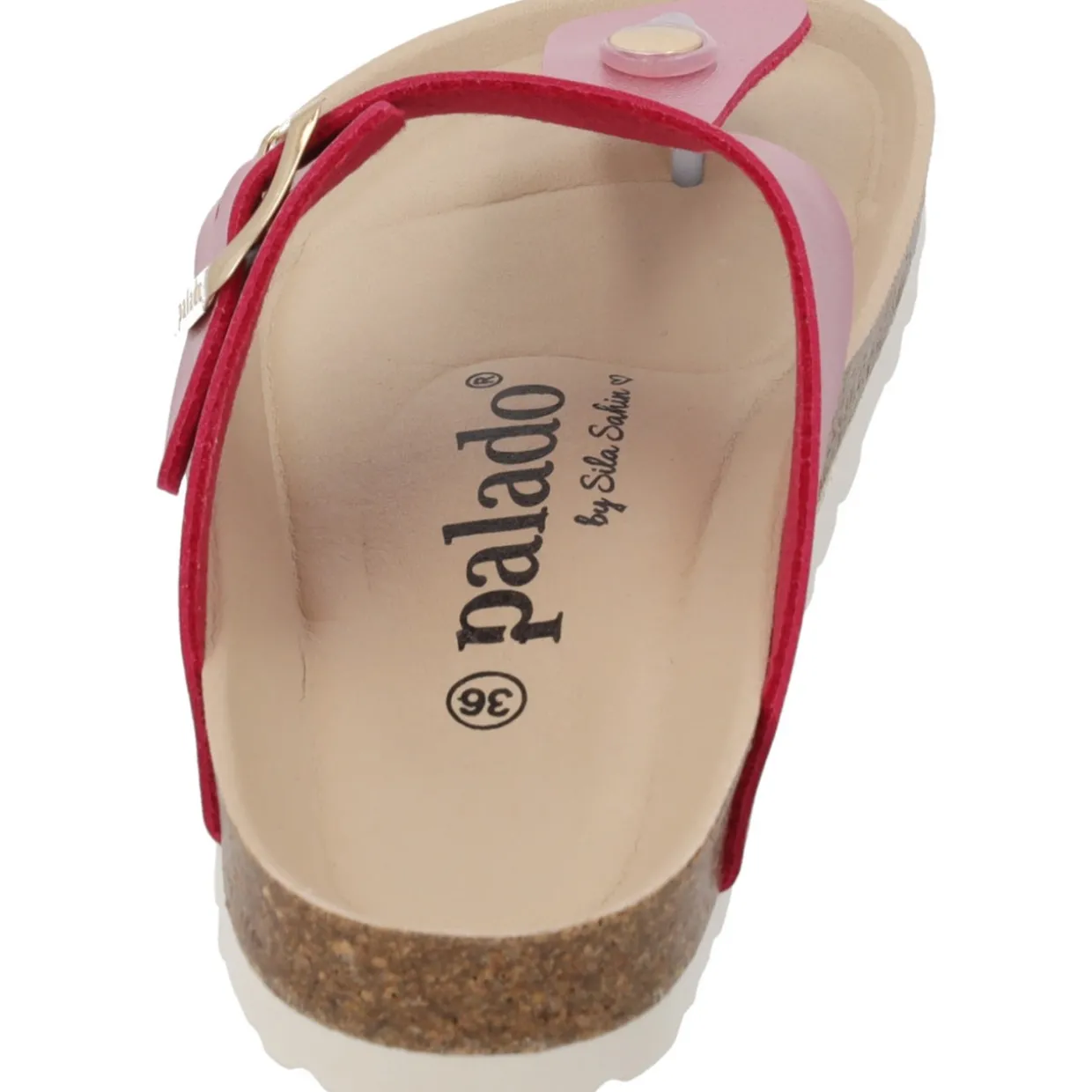 Palado Kos BEGS by Sila Sahin, Zehentrenner, Damen, Pink Metallic