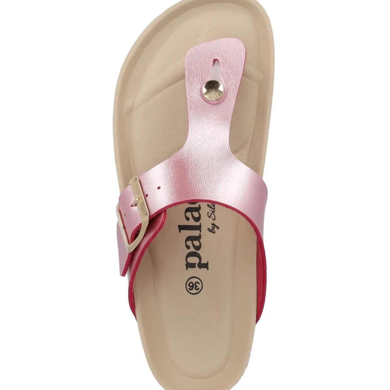 Palado Kos BEGS by Sila Sahin, Zehentrenner, Damen, Pink Metallic