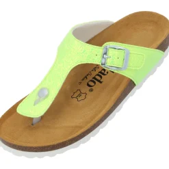 Palado Kos Disco by Sila Sahin, Zehentrenner, Damen, Neongelb