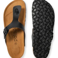 Palado Kos Herren Matt, Pantoletten & Badeschuhe, Herren, Schwarz