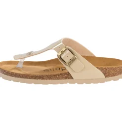 Palado Kos Lack, Zehentrenner, Damen, Cream