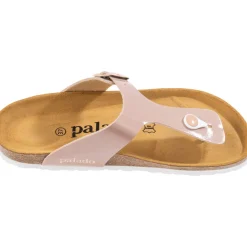 Palado Kos Lack, Zehentrenner, Damen, Rosa/Rosa