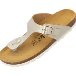 Palado Kos Magnolia by Sila Sahin, Pantoletten, Damen, Weißgold