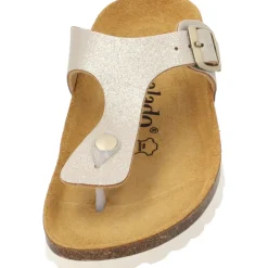 Palado Kos Magnolia by Sila Sahin, Pantoletten, Damen, Weißgold