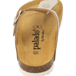 Palado Kos Magnolia by Sila Sahin, Pantoletten, Damen, Weißgold