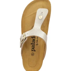 Palado Kos Magnolia by Sila Sahin, Pantoletten, Damen, Weißgold