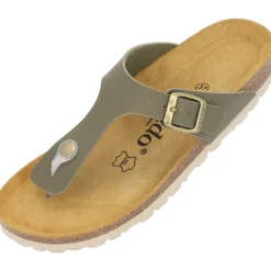 Palado Kos Matt, Zehentrenner, Damen, Khaki