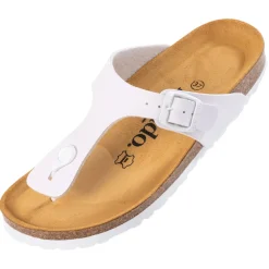 Palado Kos Matt, Zehentrenner, Damen, Weiß/Weiß