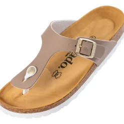 Palado Kos Matt, Zehentrenner, Damen, Beige