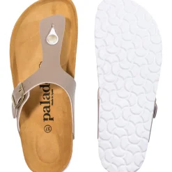 Palado Kos Matt, Zehentrenner, Damen, Beige