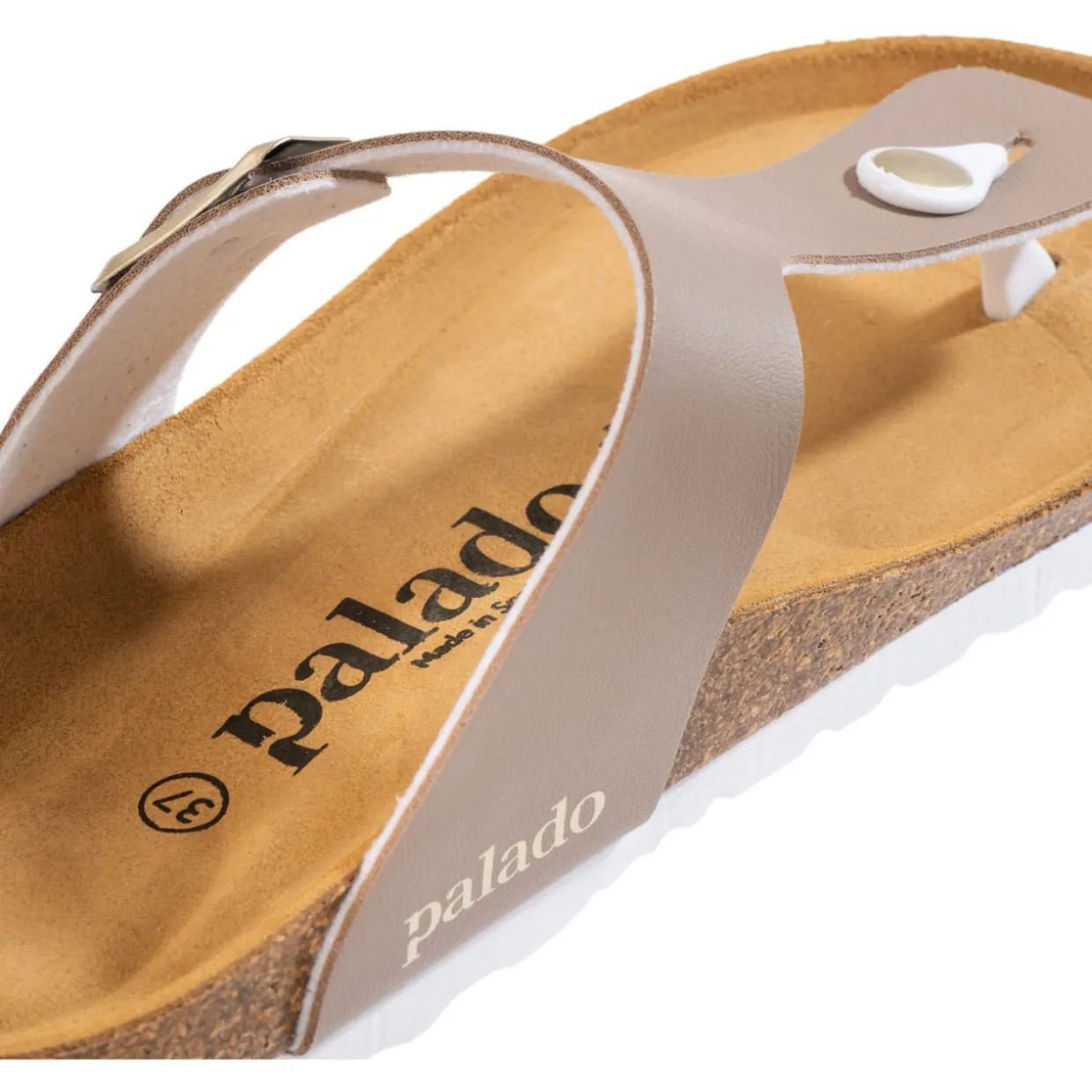 Palado Kos Matt, Zehentrenner, Damen, Beige