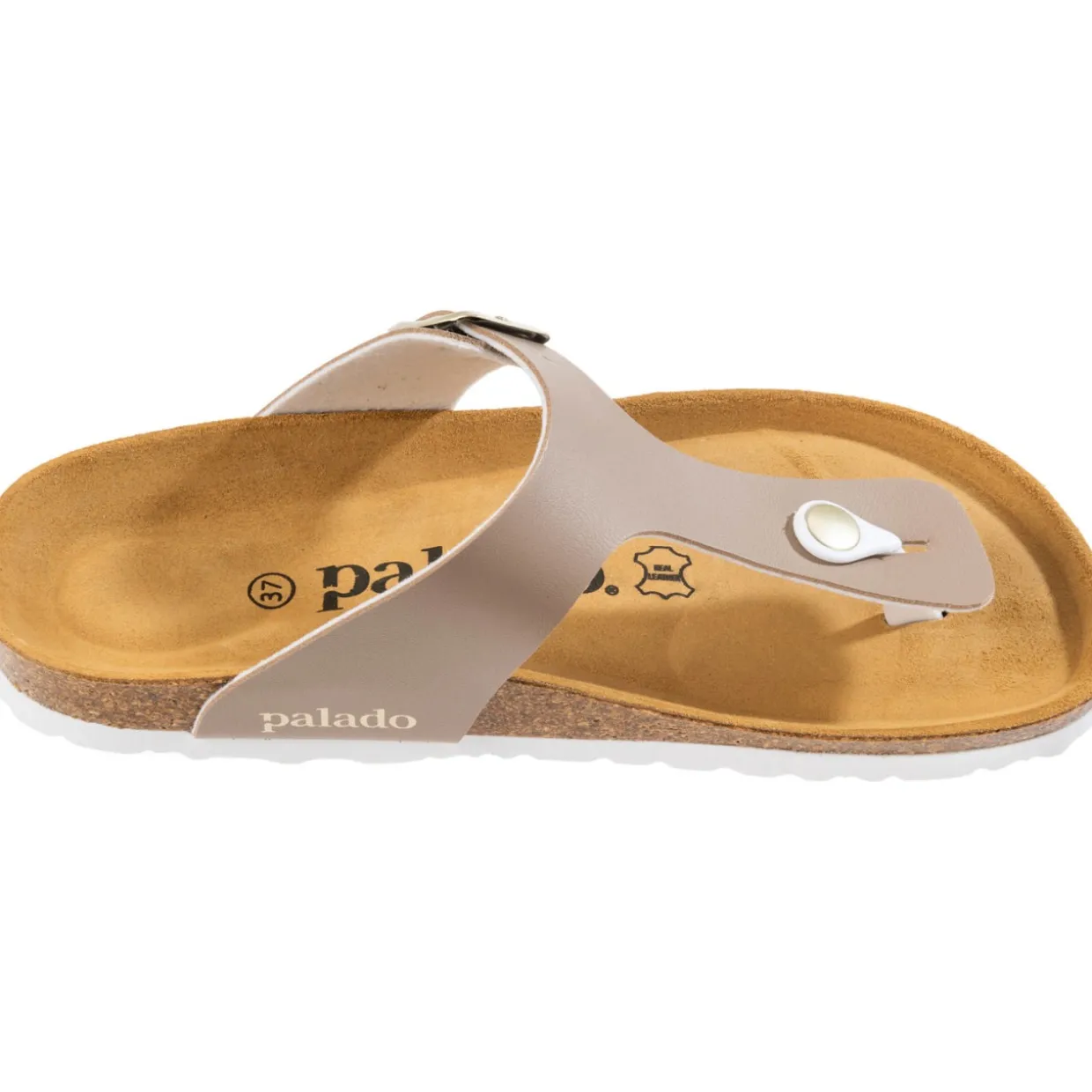 Palado Kos Matt, Zehentrenner, Damen, Beige