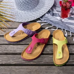 Palado Kos Matt, Zehentrenner, Damen, Apfelgrün