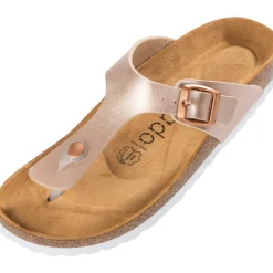 Palado Kos Metallic, Zehentrenner, Damen, Rose