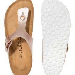 Palado Kos Metallic, Zehentrenner, Damen, Rose