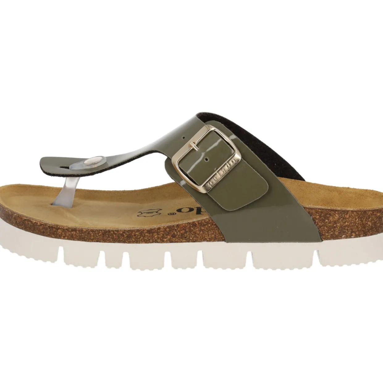 Palado Kos PL Lack, Zehentrenner, Damen, Khaki