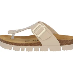 Palado Kos PL Lack, Zehentrenner, Damen, Beige