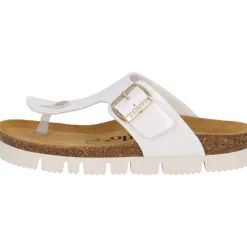 Palado Kos PL Lack, Zehentrenner, Damen, Weiß